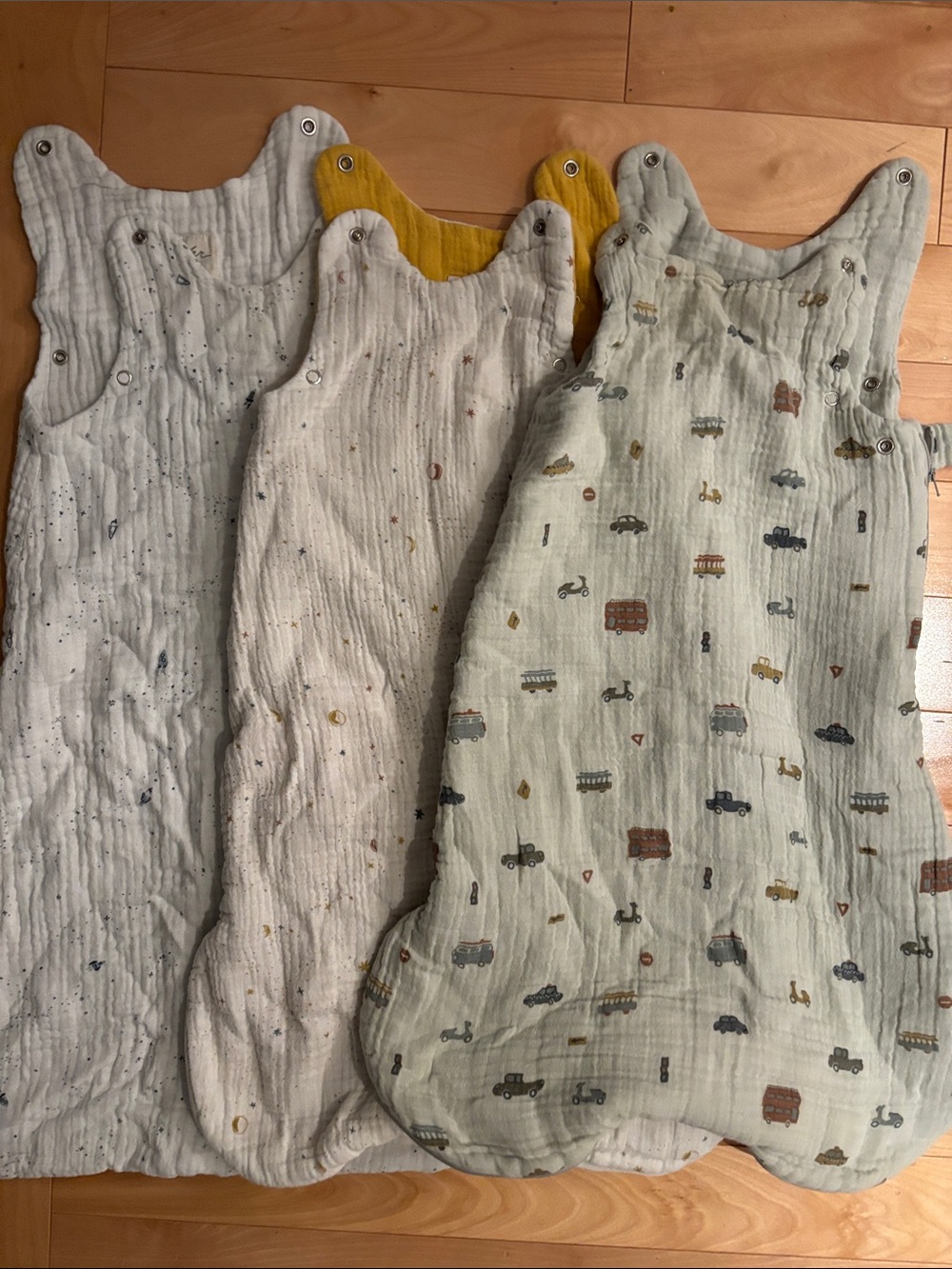 Bundle of 3 Pehr Sleep Sacks - 0-9m